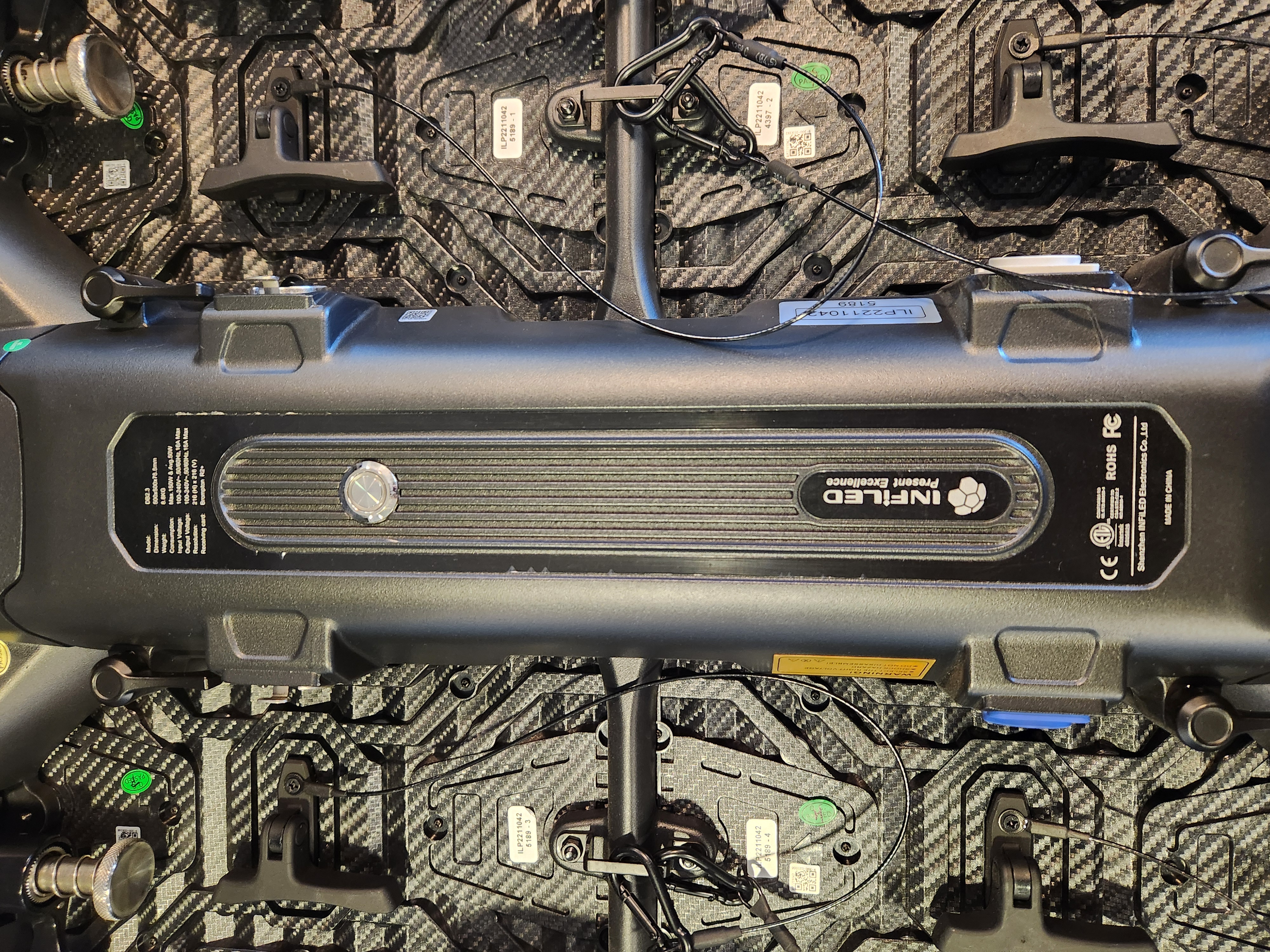 Danone LED wall build 01