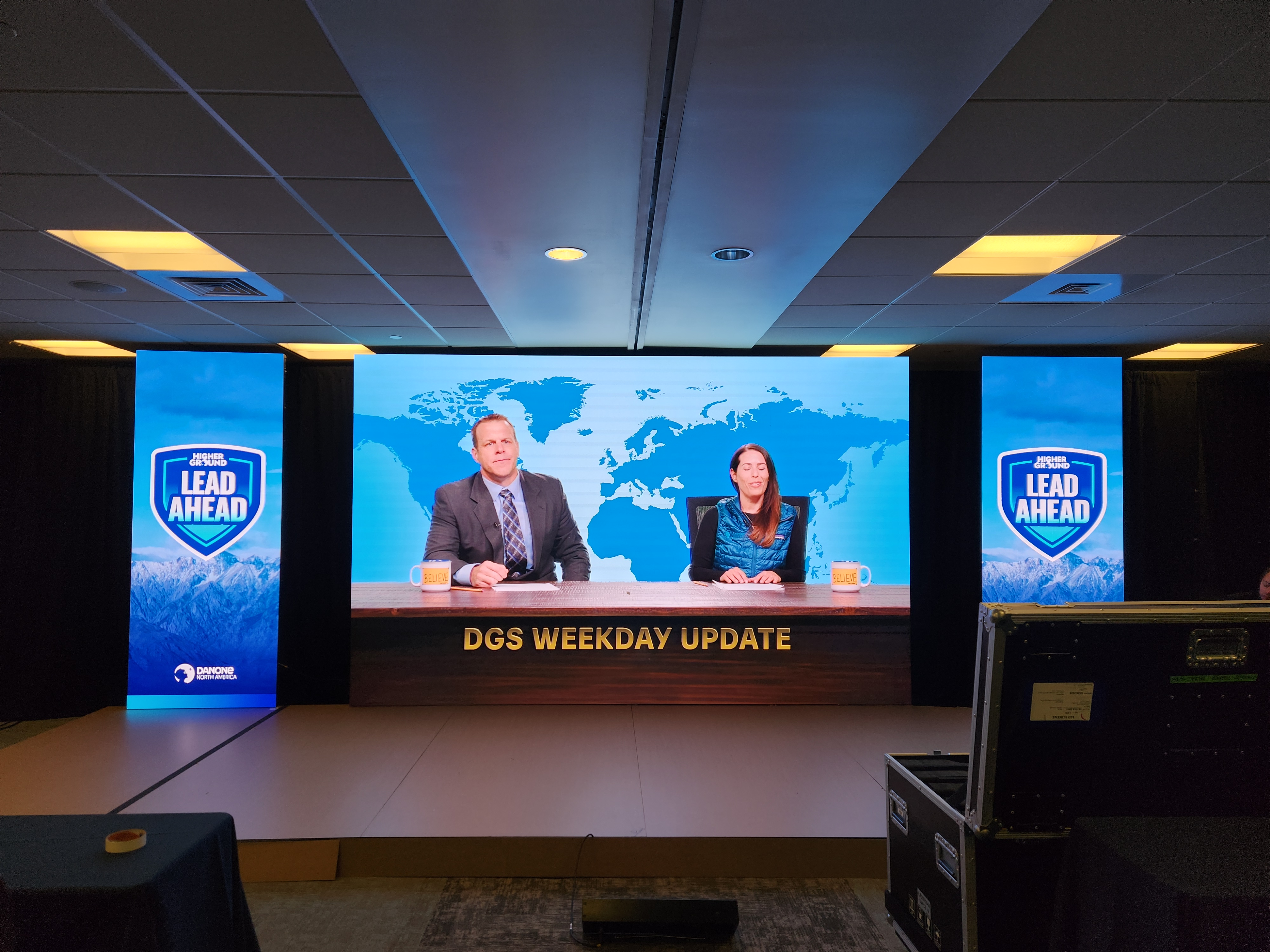 Danone LED wall build 07