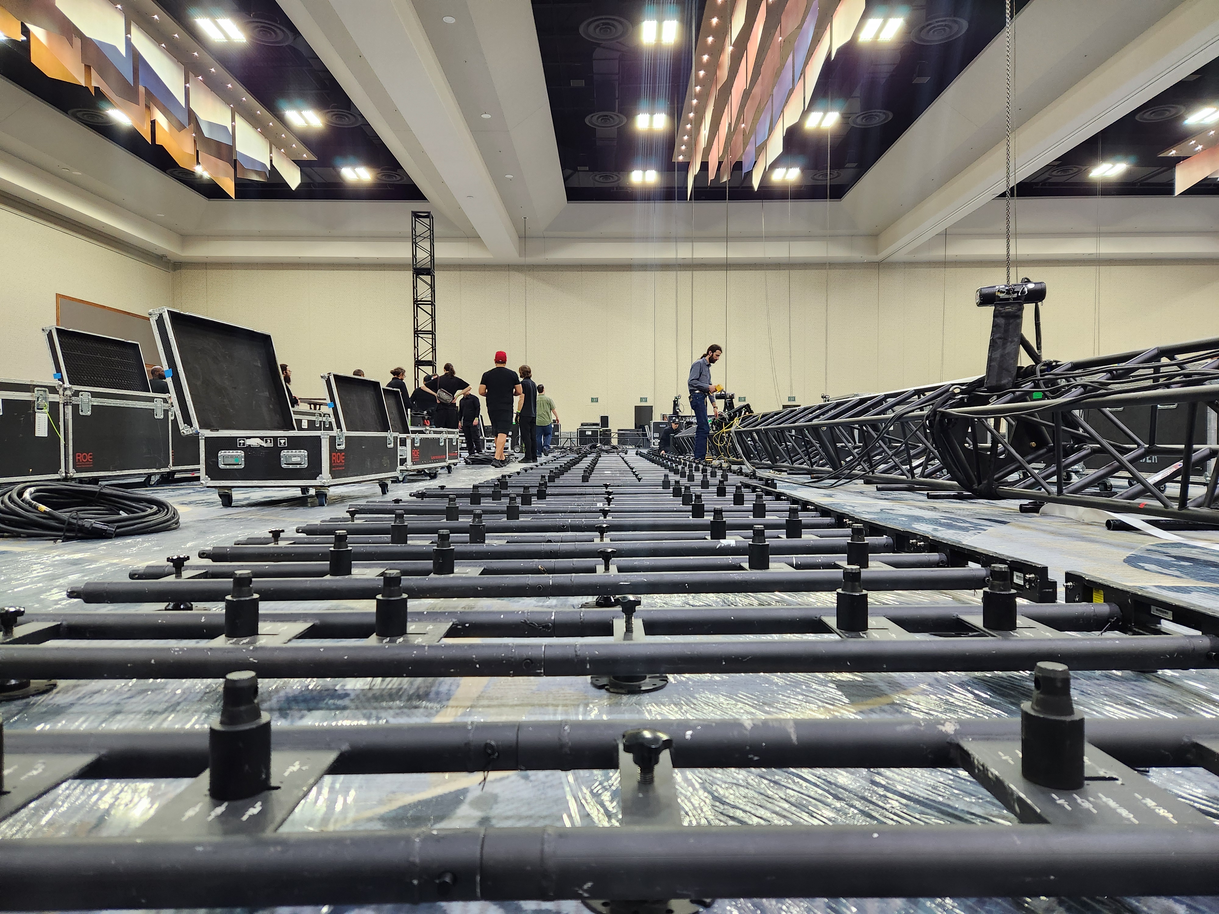 Zoetis LED wall build 01