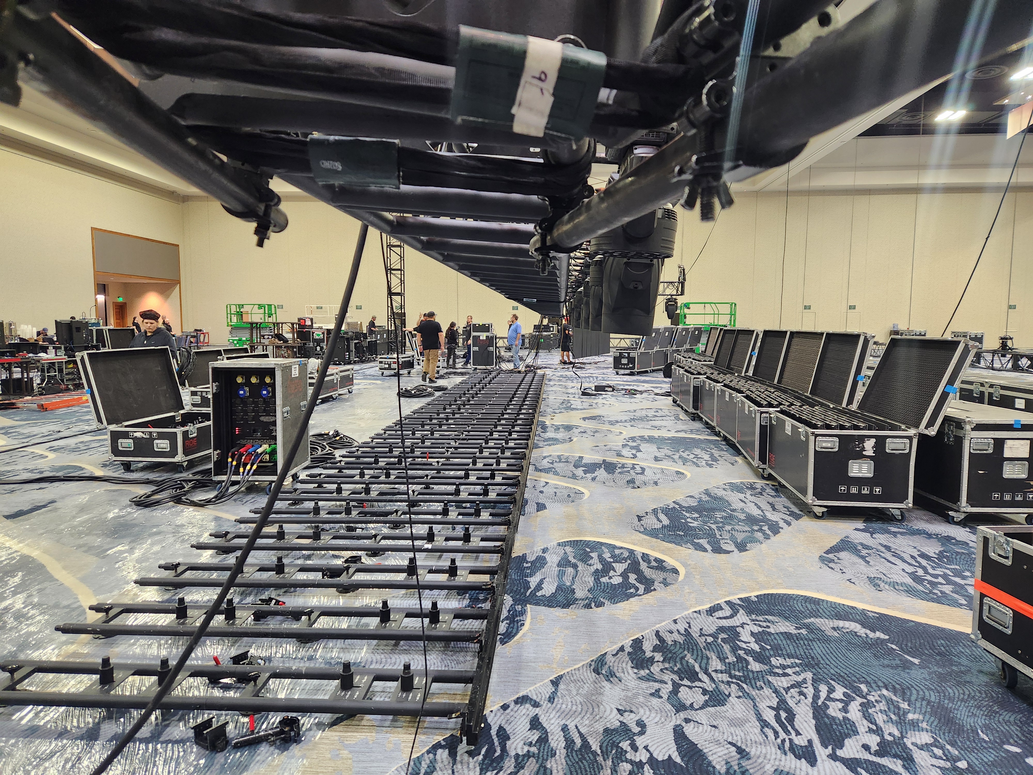 Zoetis LED wall build 03