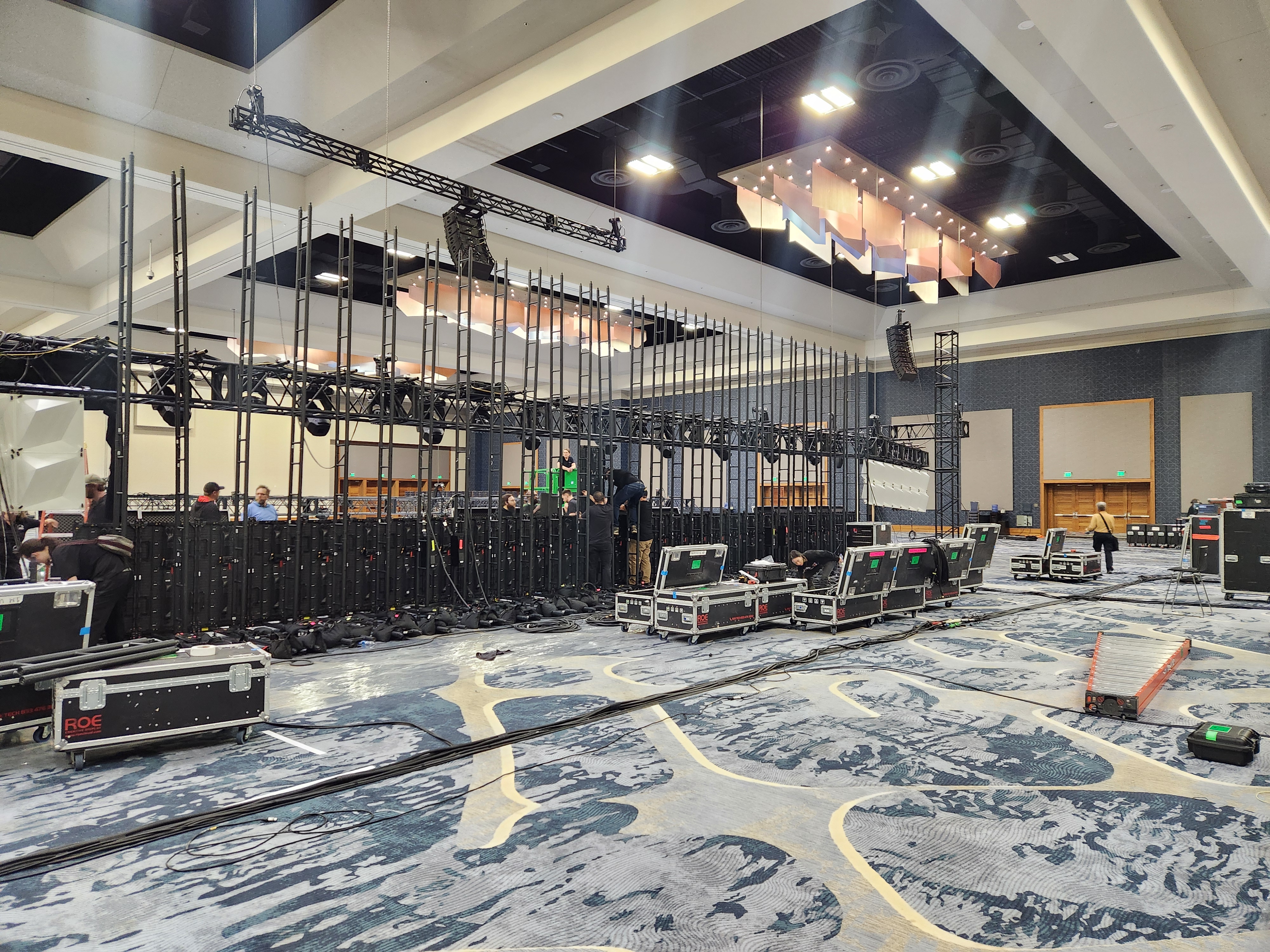 Zoetis LED wall build 04