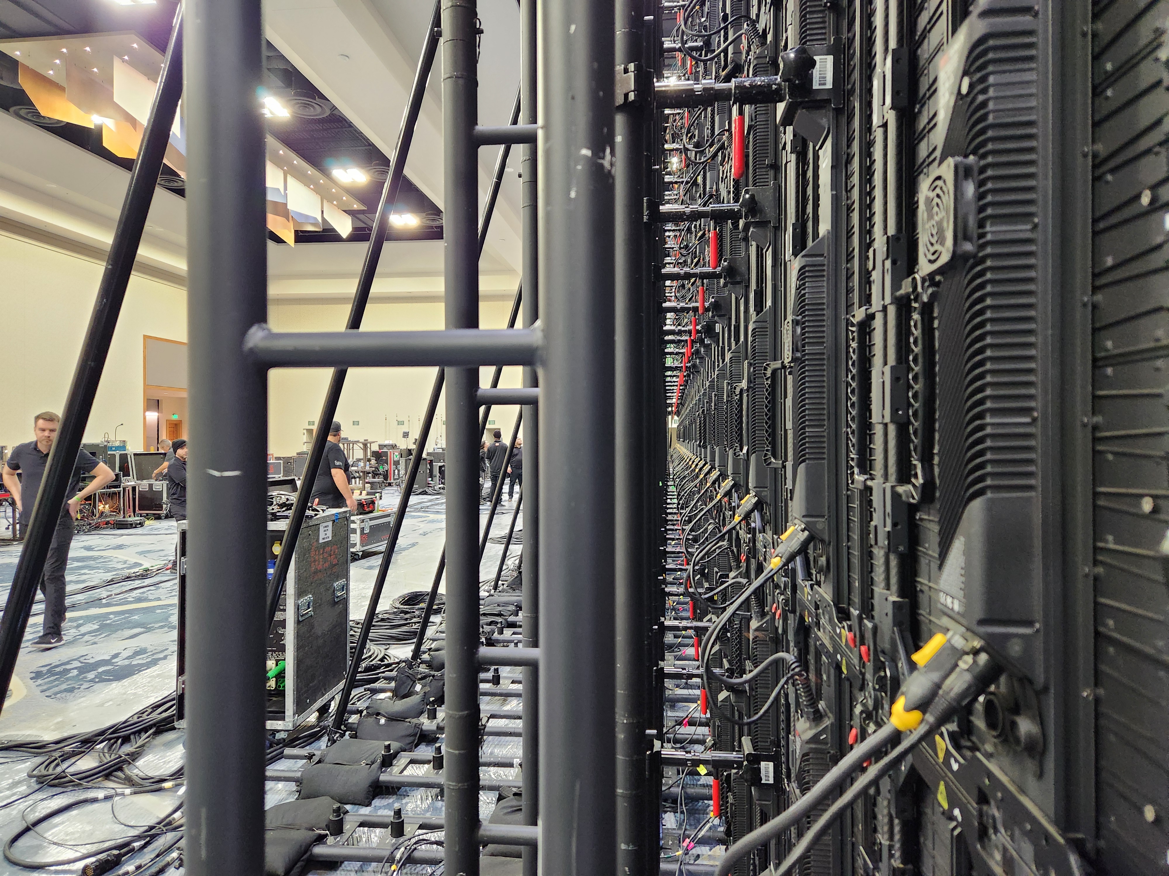 Zoetis LED wall build 05